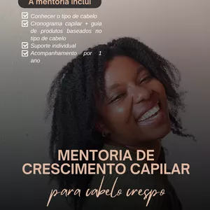 Imagem do curso Mentoria de crescimento capilar 