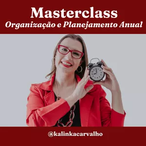 Imagem de capa para o Curso online Masterclass Organização e Planejamento Anual 