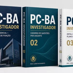 Combo PC-BA Investigador 2026 – Preparação Completa Pós-Edital