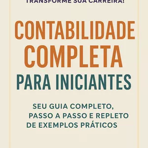 Imagem de capa para o Ebook Contabilidade para iniciantes