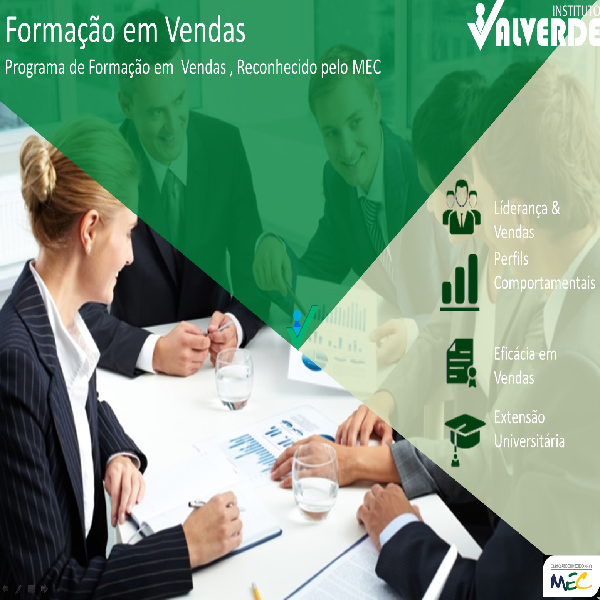 Imagem do curso Formação em Vendas