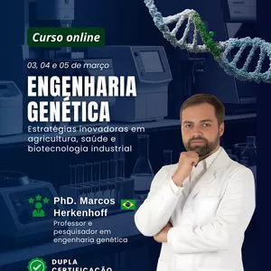Imagem de capa para o Evento online Engenharia Genética 
