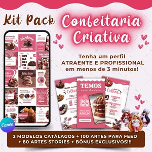 Imagem de capa para o Curso online KIT PACK CONFEITEIRA CRIATIVA