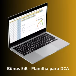 Imagem de capa para o Ebook Bônus EiB - Planilha DCA Bitcoin 