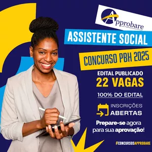 Imagem de capa para o Curso online Assistente Social - Preparatório Concurso Saúde PBH 