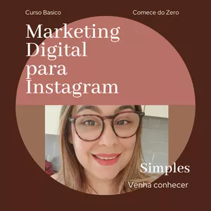 Imagem de capa para o Curso online Marketing para Instagram (Basico) 