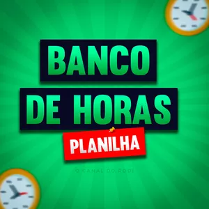 Imagem de capa para o Curso online Planilha de Banco de Horas no Excel (Simples e Funcional)