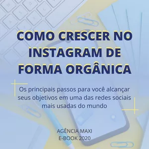 Imagem principal do produto COMO CRESCER NO INSTAGRAM DE FORMA ORGÂNICA