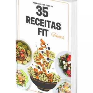 Imagem de capa para o Ebook 35 RECEITAS FIT