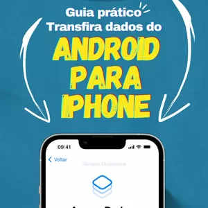 Imagem de capa para o Ebook Aprenda a transferir os dados do Android para o iPhone.