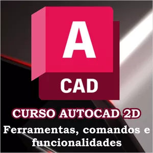 Imagem de capa para o Curso online Curso de AutoCAD 2D 2025 - Ferramentas, comandos e funcionalidades