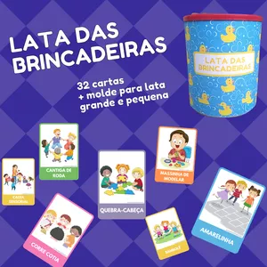 Imagem de capa para o Ebook Lata das Brincadeiras