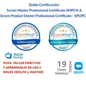 Imagen de portada para Curso online Programa Scrum  360: Scrum Master Professional Certificate SMPC® y Scrum Product Owner Professional Certificate - SPOPC™ 