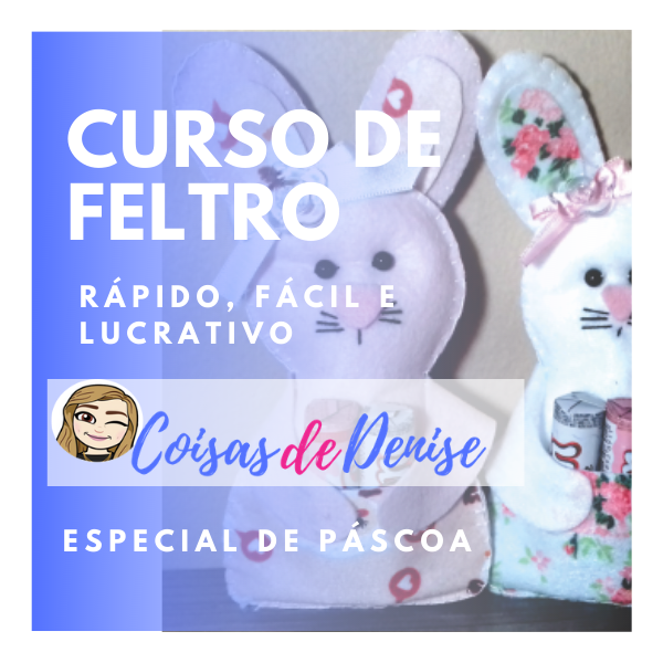 Imagem do curso Curso de Feltro Fácil, Rápido e Lucrativo 1.0 - Artesanato de Páscoa 2020