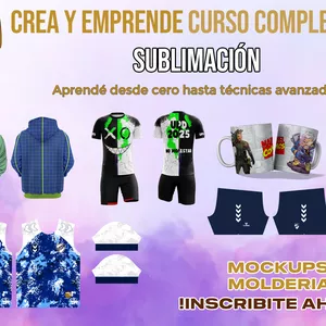 Imagen de portada para Curso online "Crea y Emprende: Curso Completo de Sublimación"