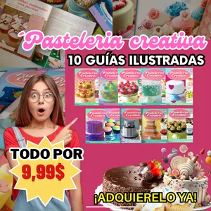 Imagen de portada para Ebook Pastelería Creativa ( Crea y decora tus Pasteles)