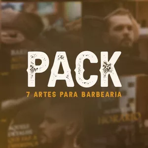 Imagem de capa para o Curso online Pack com 7 ARTES PARA BARBEARIA
