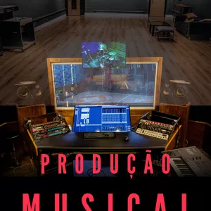 Imagem de capa para o Ebook Produção Musical