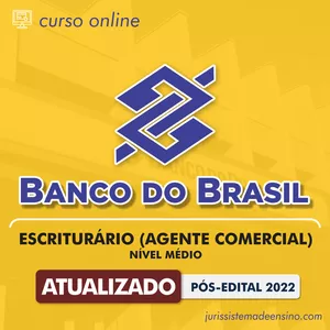 Imagem do curso Banco do Brasil 2022 - Escriturário (Agente Comercial)