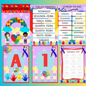 Imagem de capa para o Ebook Kit de Decoração com Tema Autismo