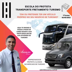 Imagem de capa para o Curso online ESCOLA DO FROTISTA DE TURISMO E FRETAMENTO