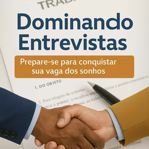 Imagem de capa para o Ebook Dominando Sua Entrevista 