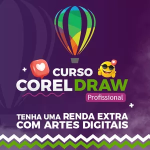Imagem de capa para o Ebook CURSO COMPLETO DE CORELDRAW