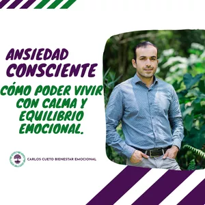 Imagen de portada para Curso online "Ansiedad Consciente: Cómo poder vivir con calma y equilibrio emocional"