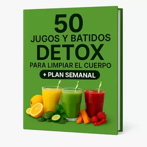 Imagen de portada para Ebook 50 Jugos y Batidos Detox para Limpiar el Cuerpo + Plan Semanal
