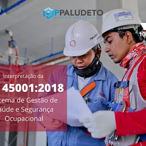 Imagem de capa para o Curso online Interpretação da norma ISO 45001:2018 - Sistema de Gestão de Saúde e Segurança Ocupacional