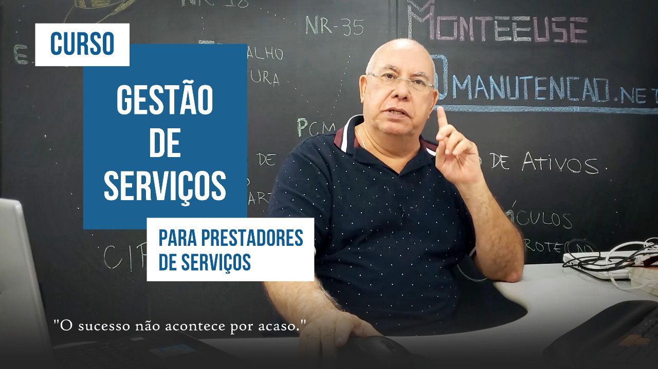 Imagem do curso Curso Gestão de Serviços para Prestadores de Serviços - O sucesso não acontece por acaso. Com o Engenheiro Paulo Walter