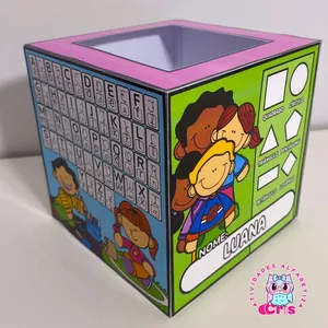 Imagem de capa para o Ebook CAIXA PORTA LÁPIS | CRACHÁ | EDITAVÉL