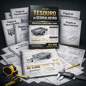 Imagem de capa para o Ebook Pack Tesouro do Serralheiro