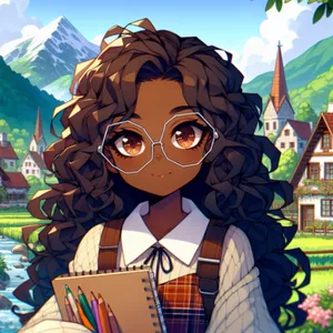 Imagem de capa para o Ebook E-book infantil - A missão colorida de Alice