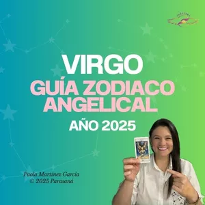 Imagen de portada para Curso online Guía Zodiaco Angelical Parasaná VIRGO 2025