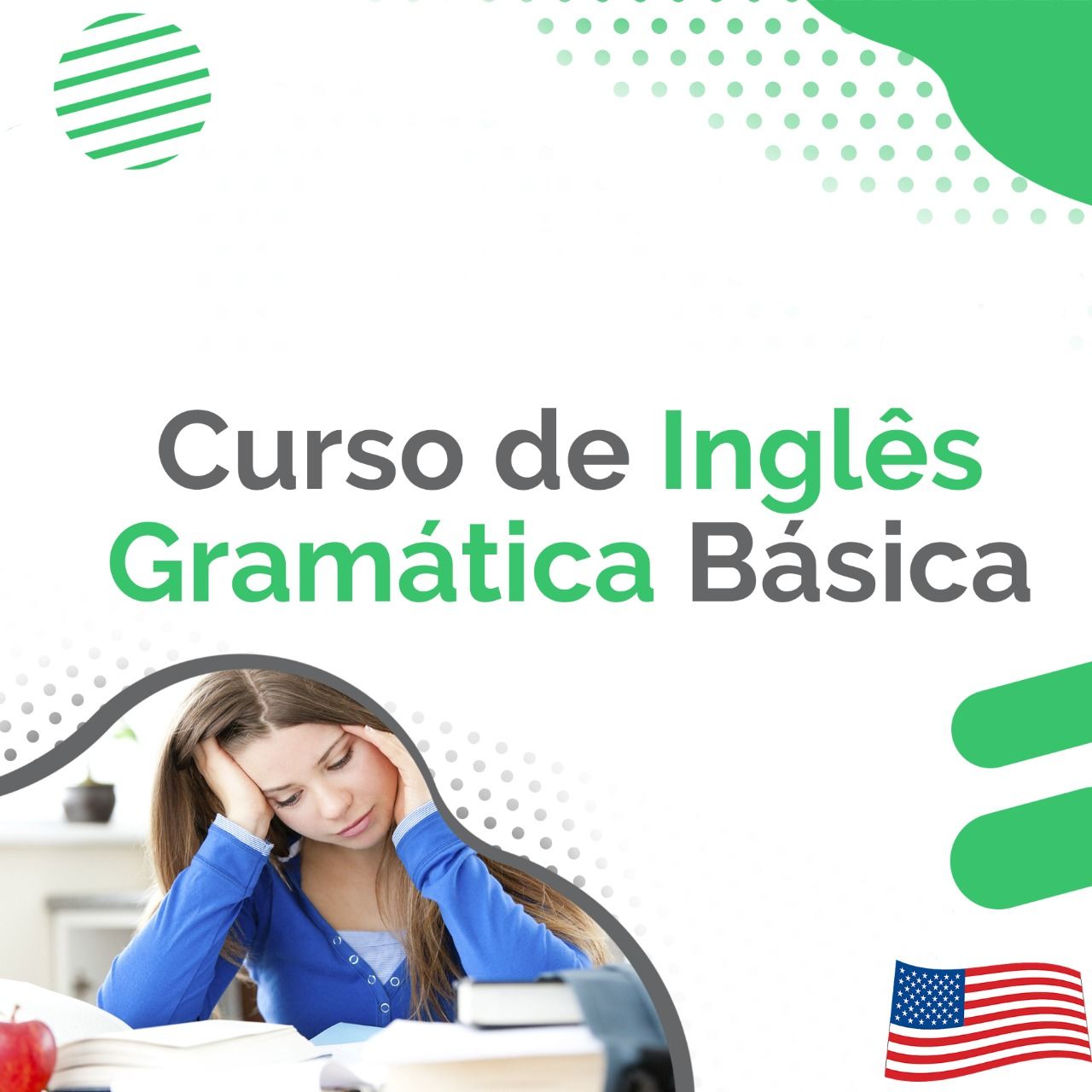 Imagem do curso Curso de inglês, gramática básica 