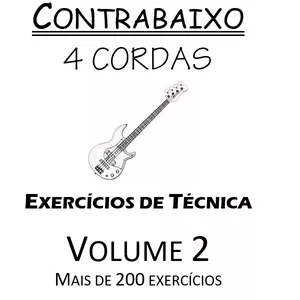 Imagem principal do produto Contrabaixo de 4 cordas – exercícios de técnica volume 2 