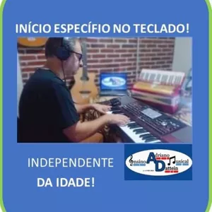Imagem de capa para o Curso online INÍCIO ESPECÍFICO NO TECLADO! INDEPENDENTE DA IDADE!