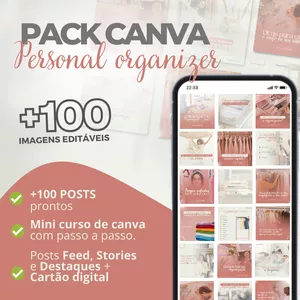 Pack Canva PERSONAL ORGANIZER por Carine Nogueira Nunes