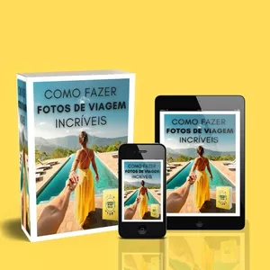 Imagem de capa para o Ebook COMO FAZER FOTOS DE VIAGEM INCRÍVEIS
