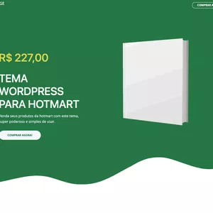Imagem principal do produto HotPage - Tema Wordpress para venda produto da Hotmart 