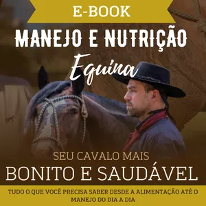 Imagem de capa para o Ebook Manejo e Nutrição Equina