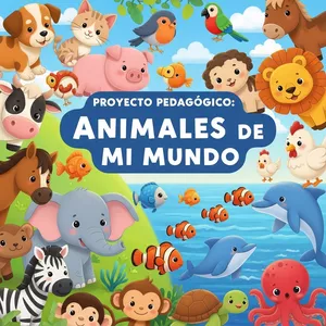 Imagen de portada para Ebook Proyecto Pedagógico: Animales de Mi Mundo
