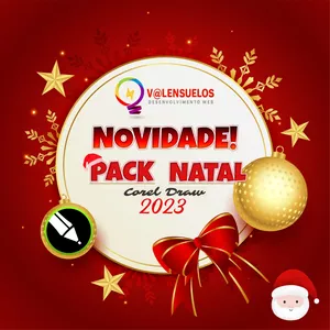 Imagem de capa para o Curso online Pack Natal - Corel Draw