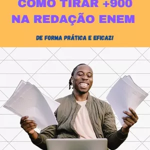 Imagem de capa para o Ebook Como tirar +900 na Redação do ENEM de forma prática e eficaz