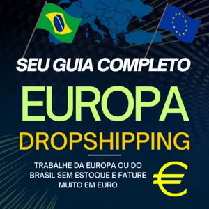 Imagem de capa para o Ebook Guia Completo Europa Dropshipping