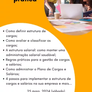 Imagem de capa para o Evento online Workshop Cargos e Salários na Prática