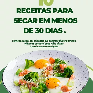 Imagem de capa para o Ebook 10 receitas para secar em 30 dias 