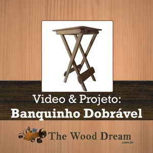 Imagem de capa para o Curso online Projeto do Banquinho Dobrável + Vídeo Aulas Passo a Passo