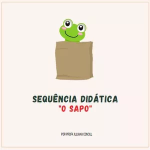 Imagem de capa para o Ebook Sequência Didática - Trava-Língua - O Sapo